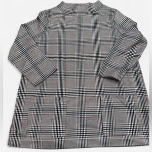 Rachel Zoe Size Large Mock Neck Plaid Tunic